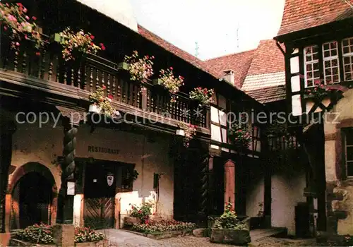 AK / Ansichtskarte Riquewihr Haut Rhin Maison Liebrich Storchenhof Restaurant Kat. Riquewihr