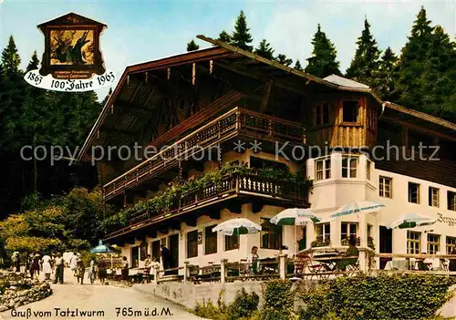 AK / Ansichtskarte Bayrischzell Alpengasthof Zum feurigen Tatzelwurm Kat. Bayrischzell