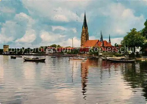 AK / Ansichtskarte Schleswig Schlei Holm mit Blick auf den Dom Kat. Erfde