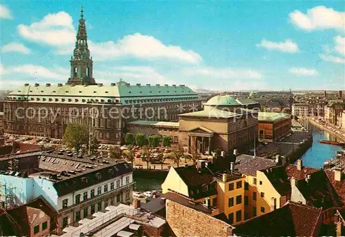 AK / Ansichtskarte Copenhagen Kobenhavn Christiansborg Slot Schloss Kat. Copenhagen 