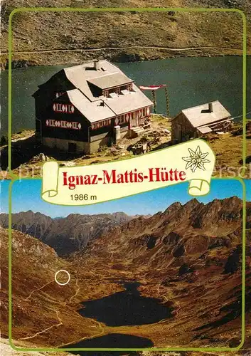 AK / Ansichtskarte Schladming Obersteiermark Ignaz Mattis Huette am Giglachsee Alpenpanorama Kat. Schladming