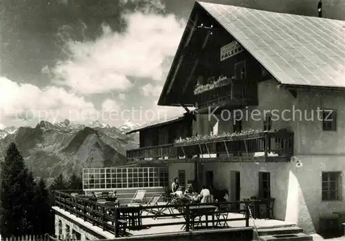 AK / Ansichtskarte Avelengo Albergo Rosa Alpina Alpenblick Kat. Hafling Suedtirol