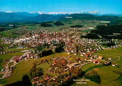 AK / Ansichtskarte Lindenberg Allgaeu Fliegeraufnahme Kat. Lindenberg i.Allgaeu