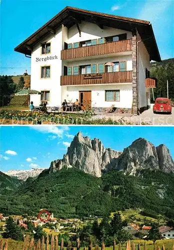 AK / Ansichtskarte Seis am Schlern Gaestehaus Bergblick Kat. Siusi allo Sciliar Kastelruth Suedtirol