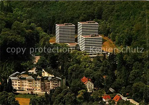 AK / Ansichtskarte Bad Harzburg Fliegeraufnahme Riefenbacher Klinik Appart Hotel Casino Kat. Bad Harzburg