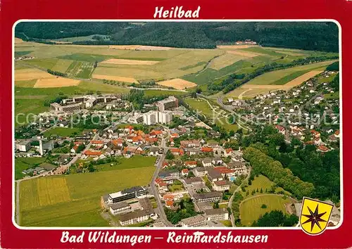 AK / Ansichtskarte Reinhardshausen Fliegeraufnahme Heilbad Kat. Bad Wildungen