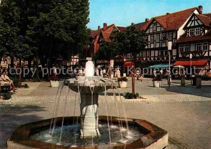 AK / Ansichtskarte Bad Sooden Allendorf Kurpark Mit Fussgaengerzone ...