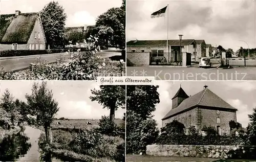 AK / Ansichtskarte Altenwalde Kirche Ortsansichten Kaserne Kat. Cuxhaven