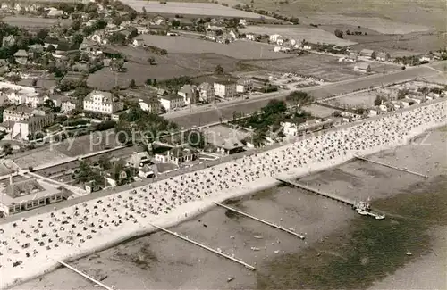 AK / Ansichtskarte Dahme Ostseebad Fliegeraufnahme Strand Kat. Dahme