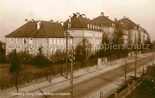 AK / Ansichtskarte Freiberg Sachsen Koenig Friedrich August Kaserne Kat. Freiberg