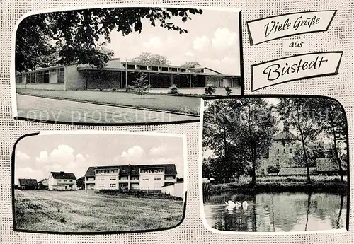 AK / Ansichtskarte Bustedt Schule Wohnviertel Wasserburg Kat. Buende