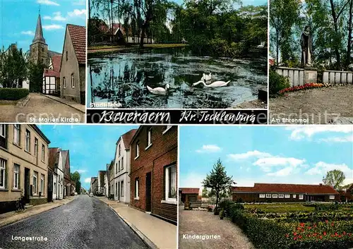 AK / Ansichtskarte Bevergern Sankt Marienkirche Ehrenmal Kindergarten Kat. Hoerstel