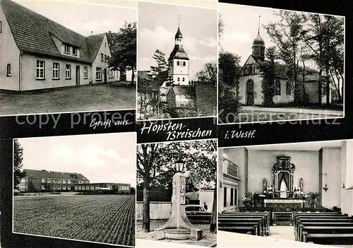 AK / Ansichtskarte Breischen Kirchen Denkmal Ortsansicht Kat. Hopsten