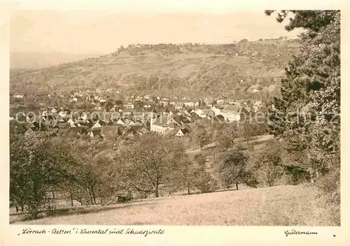 AK / Ansichtskarte Stetten Loerrach Wiesental Foto Gutermann Kat. Loerrach