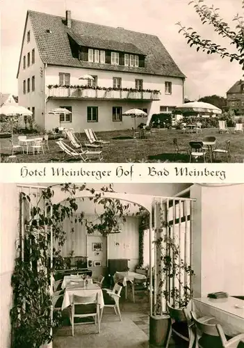 AK / Ansichtskarte Bad Meinberg Hotel Meinberger Hof Kat. Horn Bad Meinberg