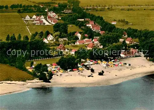 AK / Ansichtskarte Oberhammelwarden Fliegeraufnahme Campingplatz Kat. Elsfleth