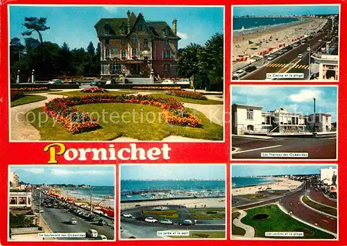 AK / Ansichtskarte Pornichet Casino Plage Thermes Jardins Jetee Port Boulevard Kat. Pornichet