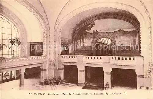 AK / Ansichtskarte Vichy Allier Grand Hall de l Etablissement Thermal de 1re classe Kat. Vichy