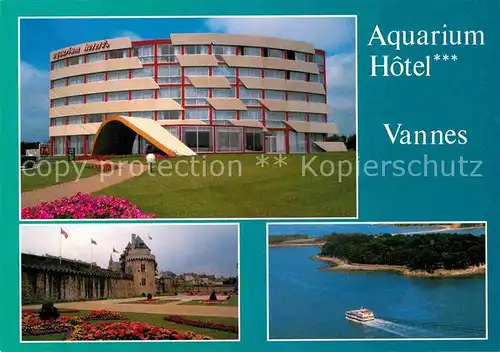 AK / Ansichtskarte Vannes Aquarium Hotel Schloss Kat. Vannes