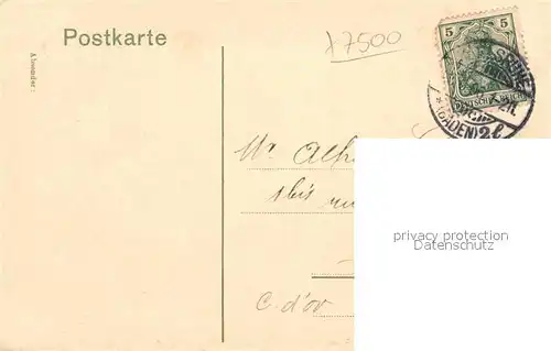 AK / Ansichtskarte Karlsruhe Baden Nymphengrotte