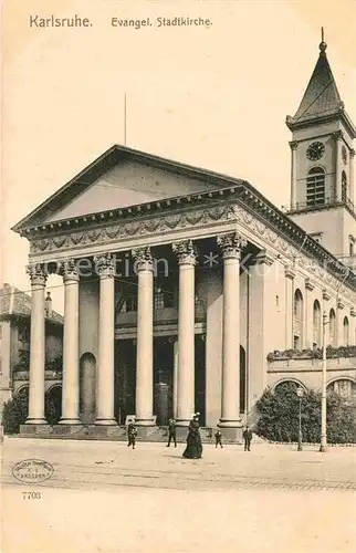 AK / Ansichtskarte Karlsruhe Baden Stadtkirche