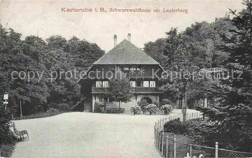 AK / Ansichtskarte Karlsruhe Baden Schwarzwaldhaus Lauterberg