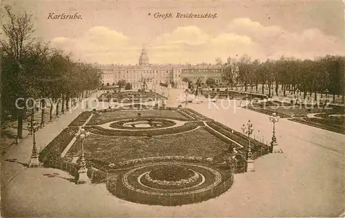 AK / Ansichtskarte Karlsruhe Baden Residenzschloss