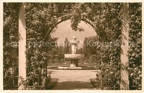 AK / Ansichtskarte Karlsruhe Baden Stadtgarten Rosengarten 