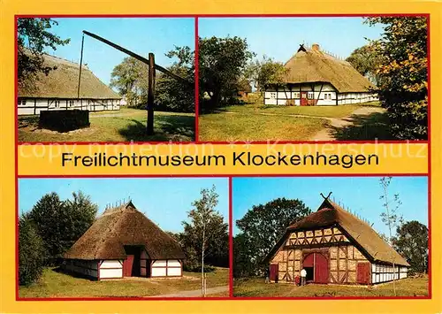 AK / Ansichtskarte Klockenhagen Ziebrunnen Bauernhaeuser Kat. Ribnitz Damgarten