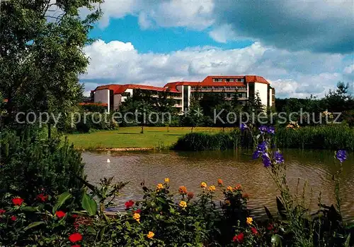AK / Ansichtskarte Waldliesborn Bad Klinik Eichholz mit Wassergarten Kat. Lippstadt