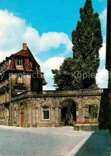 AK / Ansichtskarte Bayreuth Hofgarteneingang mit Storchenhaus Kat. Bayreuth