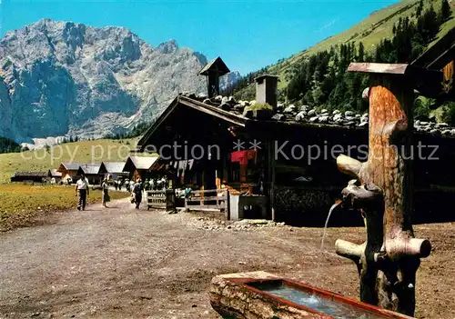 AK / Ansichtskarte Engalm Karwendelgebirge Ahornboden Kat. Schwaz