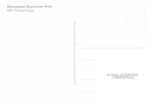 AK / Ansichtskarte Tittling Museumsdorf Bayerischer Wald Kat. Tittling