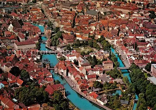 AK / Ansichtskarte Bamberg Altstadt Fliegeraufnahme Kat. Bamberg