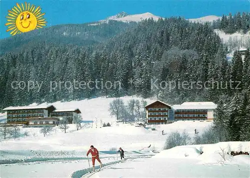 AK / Ansichtskarte Berg Drautal Ferienhotel Glocknerhof Skilaeufer Kat. Berg im Drautal