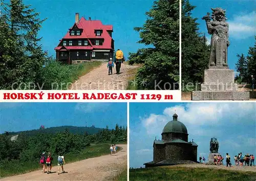 AK / Ansichtskarte Beskydy Horsky Hotel Radegast Hrebenovka Kaple se sousosi sv Cyrila a Metodeje
