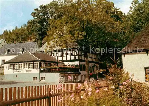 AK / Ansichtskarte Frohnau Annaberg Techn Museum Frohnauer Hammer Herrenhaus mit HOG Kat. Annaberg