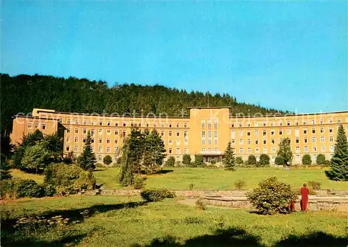 AK / Ansichtskarte Erlabrunn Erzgebirge Bergarbeiterkrankenhaus Dr Georg Benjamin Kat. Breitenbrunn Erzgebirge