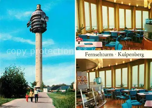 AK / Ansichtskarte Kulpenberg Fernsehturm Restaurant Kat. Bad Frankenhausen
