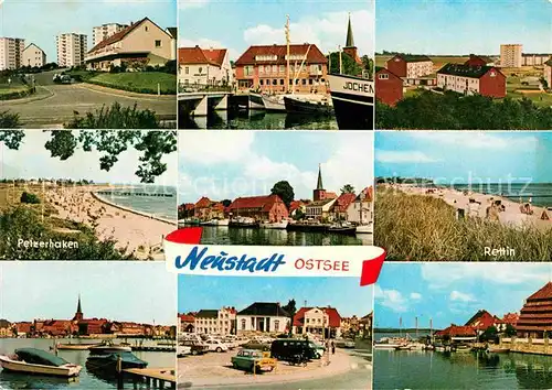 AK / Ansichtskarte Neustadt Holstein Teilansichten Hafen Pelzerhaken Rettin Ostseestrand Kat. Neustadt in Holstein