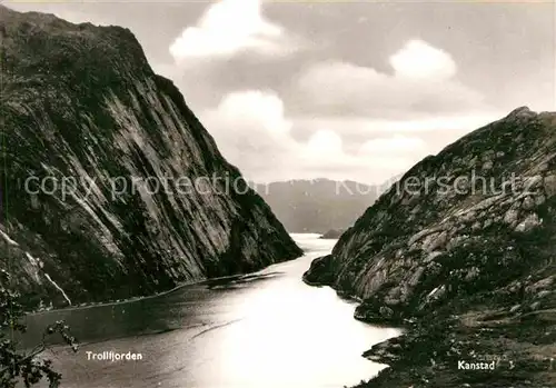 AK / Ansichtskarte Trollfjord Panorama Berge Kat. Norwegen