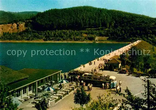 AK / Ansichtskarte Osterode Harz Sosetalsperre Gaststaette Restaurant Vogelsangbetriebe Kat. Osterode am Harz