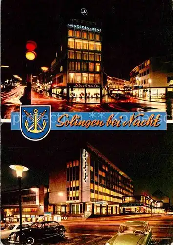 AK / Ansichtskarte Solingen bei Nacht Kat. Solingen