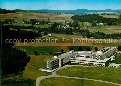 AK / Ansichtskarte Bad Steben Sanatorium Franken der BfA im Frankenwald Fliegeraufnahme Kat. Bad Steben