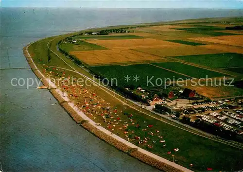 AK / Ansichtskarte Spitze Friedrichskoog Fliegeraufnahme Kat. Friedrichskoog