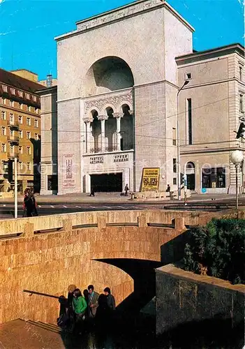 AK / Ansichtskarte Timisoara Teatrul National si Opera Romana Nationaltheater Oper Kat. Timisoara