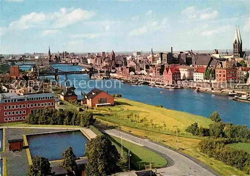 AK / Ansichtskarte Bremen Weser und Stadtansicht Kat. Bremen