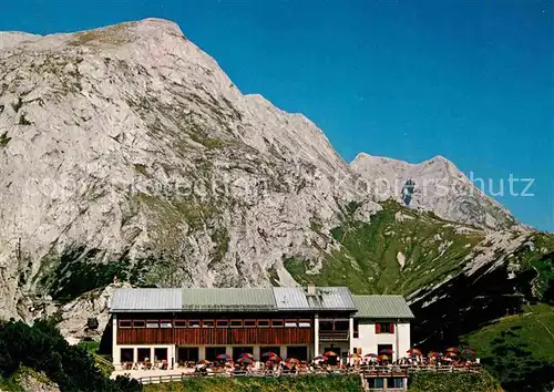 AK / Ansichtskarte Berchtesgaden Jenner Berggaststaette mit Hoem Brett Berchtesgadener Alpen Kat. Berchtesgaden