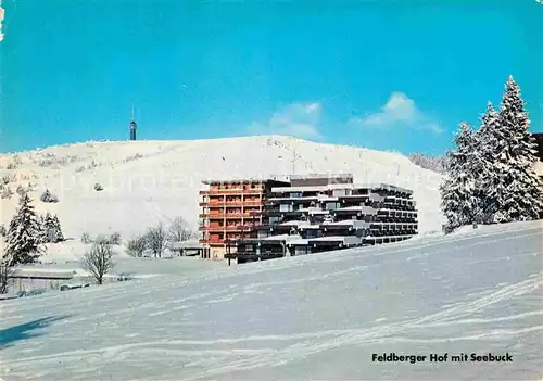 AK / Ansichtskarte Feldberg Schwarzwald Dorint Hotel Feldberger Hof mit Seebuck Winterpanorama Kat. Feldberg (Schwarzwald)