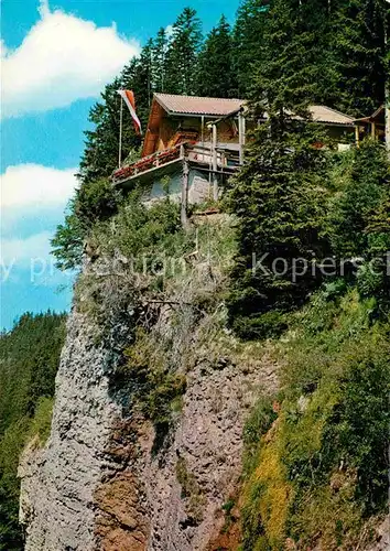 AK / Ansichtskarte Haller Tirol Gasthof Adlerhorst Felsen Kat. Haller am Haldensee Tannheimer Tal